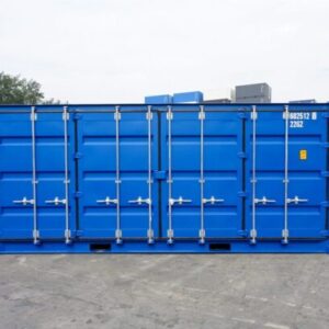 01 Contenedor de envío de 20′ con apertura lateral IICL6, 602 512-8 Azul