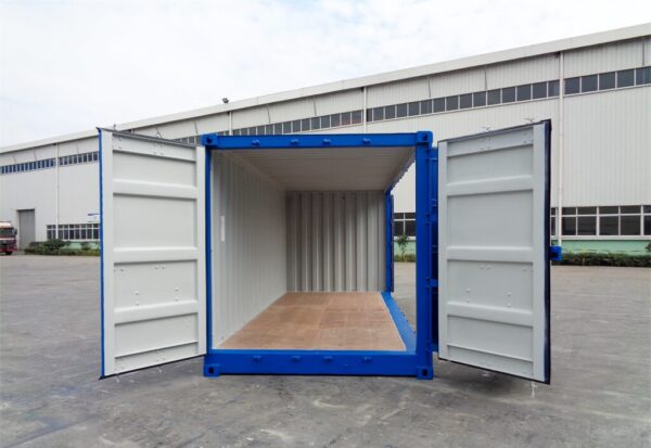 05 Contenedor de envío de 20′ con apertura lateral IICL6, 602 512-8 Azul