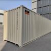 1 Contenedor High Cube de 40 pies con 4 puertas laterales color beige