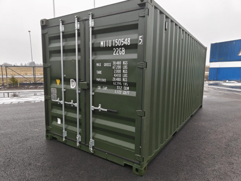 Design sans titre Nuevo contenedor 20′ - 6 metros - MIIU1505485 TALLIN Verde oscuro