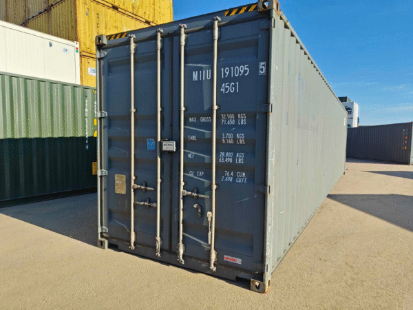 Design sans titre Nuevo contenedor 40′ | 12 metros Alto - MIIU1910955 - Gris oscuro