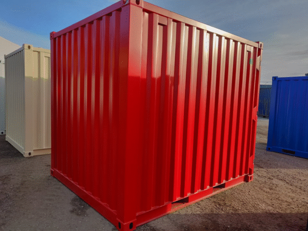 Design sans titre(1) Nuevo contenedor 10′ - 3 metros - MIIU0133777 Rojo RAL3000