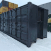 Design sans titre(2) Contenedores marítimos 20 pies MIIU6248799 lateral abierto nuevo