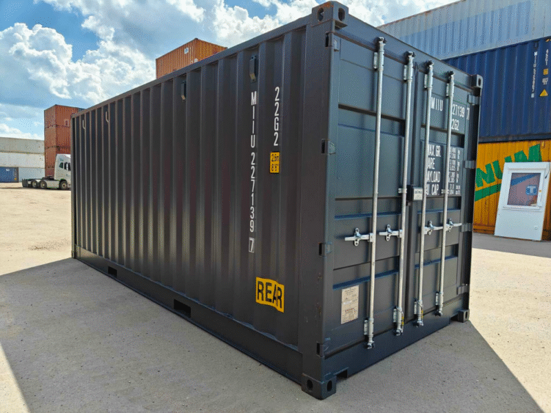 Nuevo contenedor | 20′ 6 metros Apertura lateral - MIIU2271397 Gris oscuro