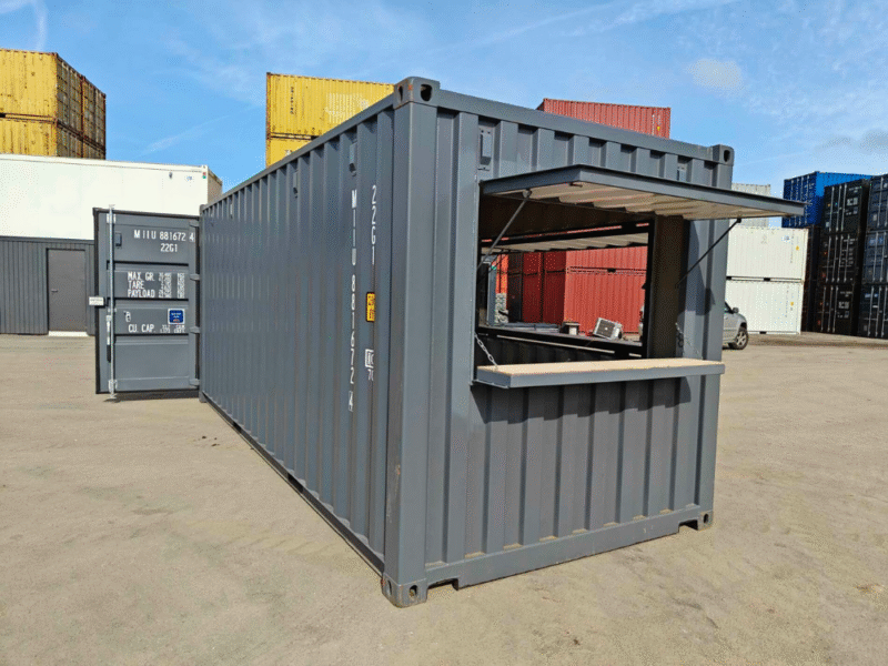 Contenedores marítimos bar 20DC MIIU88811546 gris