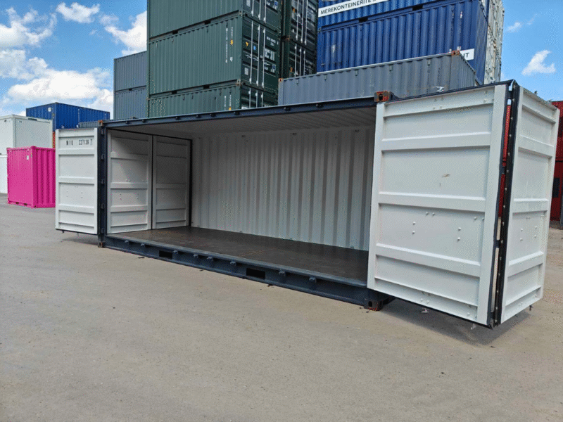 Nuevo contenedor | 20′ 6 metros Apertura lateral - MIIU2271397 Gris oscuro