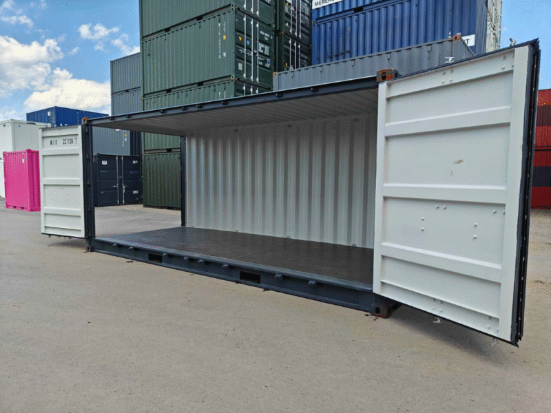 Nuevo contenedor | 20′ 6 metros Apertura lateral - MIIU2271397 Gris oscuro