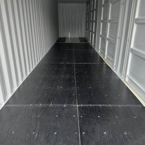 container-40-pieds-high-cube-garde-meuble Contenedor High Cube de 40 pies con 4 puertas laterales gris oscuro